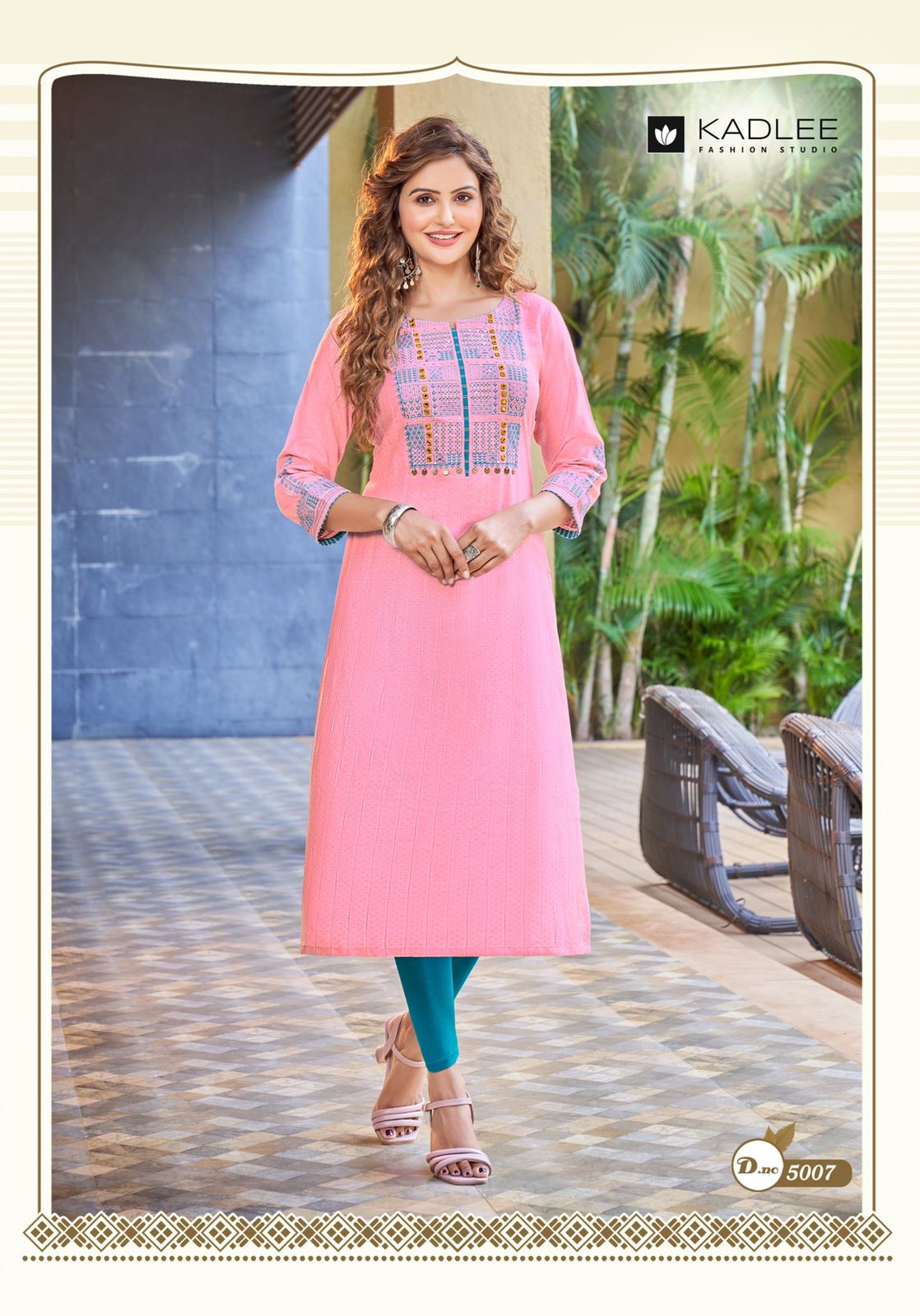 Kadlee Mahek 2 Rayon Printed Ethnic Wear Designer Kurti Collection